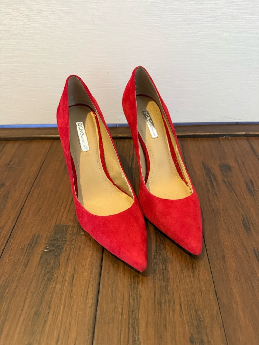 BCBGENERATION Treasure Suede Pointed-Toe High Heels - Picture 2 of 7